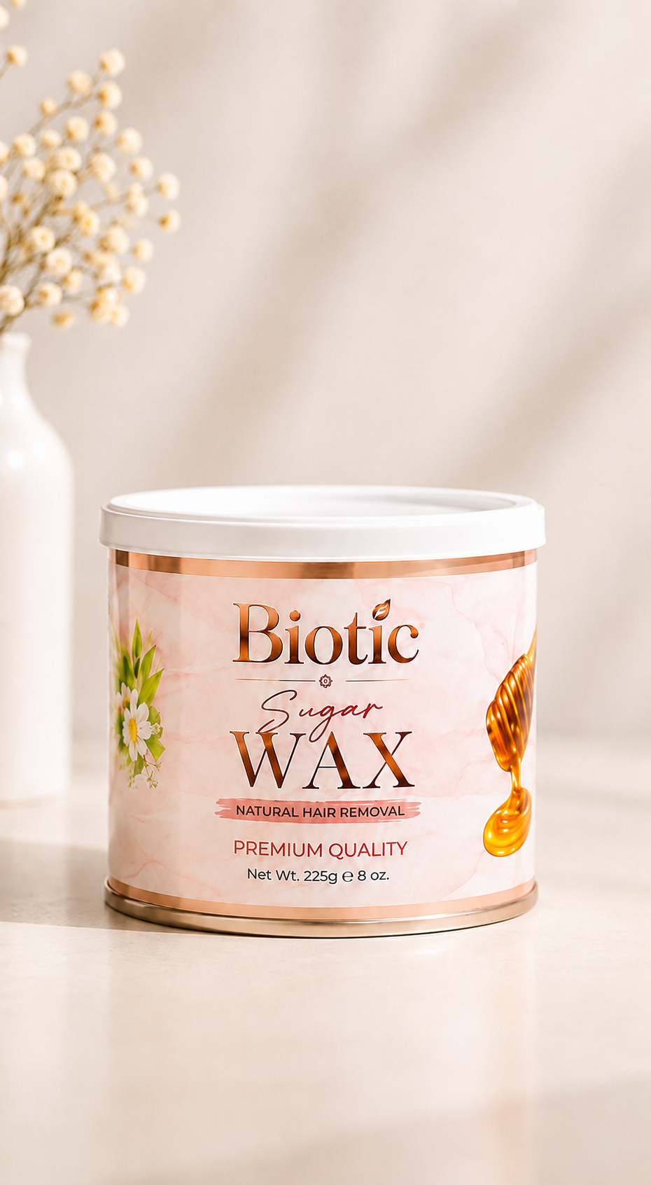 Biotic Sugar Wax™ 225g – Professional Hair Removal Wax