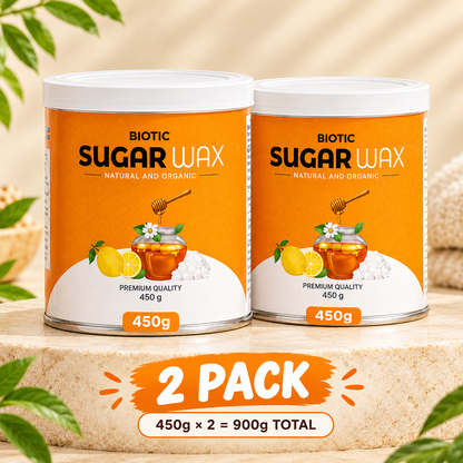 Biotic Sugar Wax™ 450g × 2 – Professional Hair Removal Wax Bundle