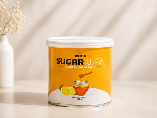 Biotic Sugar Wax™ 450g – Professional Hair Removal Wax with Free Applicator Card